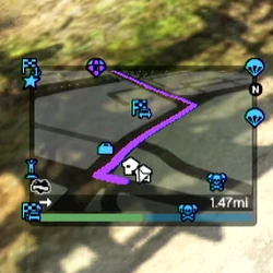GPS waypoint in Grand Theft Auto Online (PlayStation 3/Xbox 360 version).