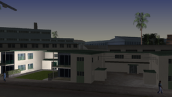 The safehouse in GTA Vice City (on the right).