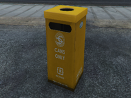 A LSDS Cans Only bin.