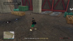 Steal the tools for a cash reward if the material are delivered successfully