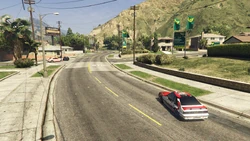 Coming to a junction, where they turn right