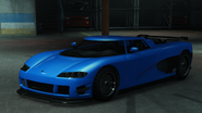 The 0V3RFL0D Entity XF seen in Vehicle Cargo missions, GTA Online. (Rear quarter view)