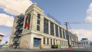 The LS Car Meet warehouse in GTA Online.