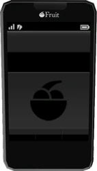 A knockoff iFruit phone model.
