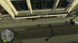 Movie Pit in GTA Chinatown Wars. (Night)