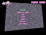 Pause Menu of GTA VC