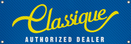 Garage banner for Classique dealers.