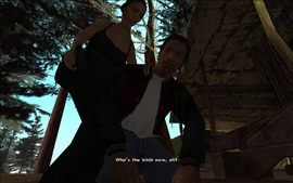 FirstBase-GTASA-SS16.png (1.62 MB) Catalina points a pistol at Carl's head for calling her a bitch.