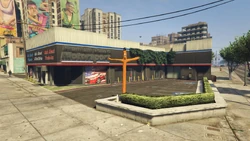 Front view of the dealership (2013).