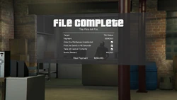 File complete