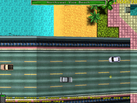 Driving to Felicity.
