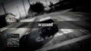 Wasted in Grand Theft Auto Online (PlayStation 3/Xbox 360 version).