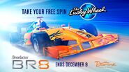 Lucky Wheel Advertisement.
