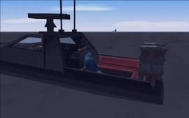 After Claude nears Ray's partner, he is seen fishing by throwing grenades into the water, thus killing multiple fish at once.