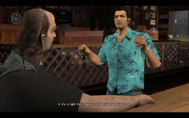 Tommy says that if it's a brawl that'll make the bikers act as security, then they can fight right now.