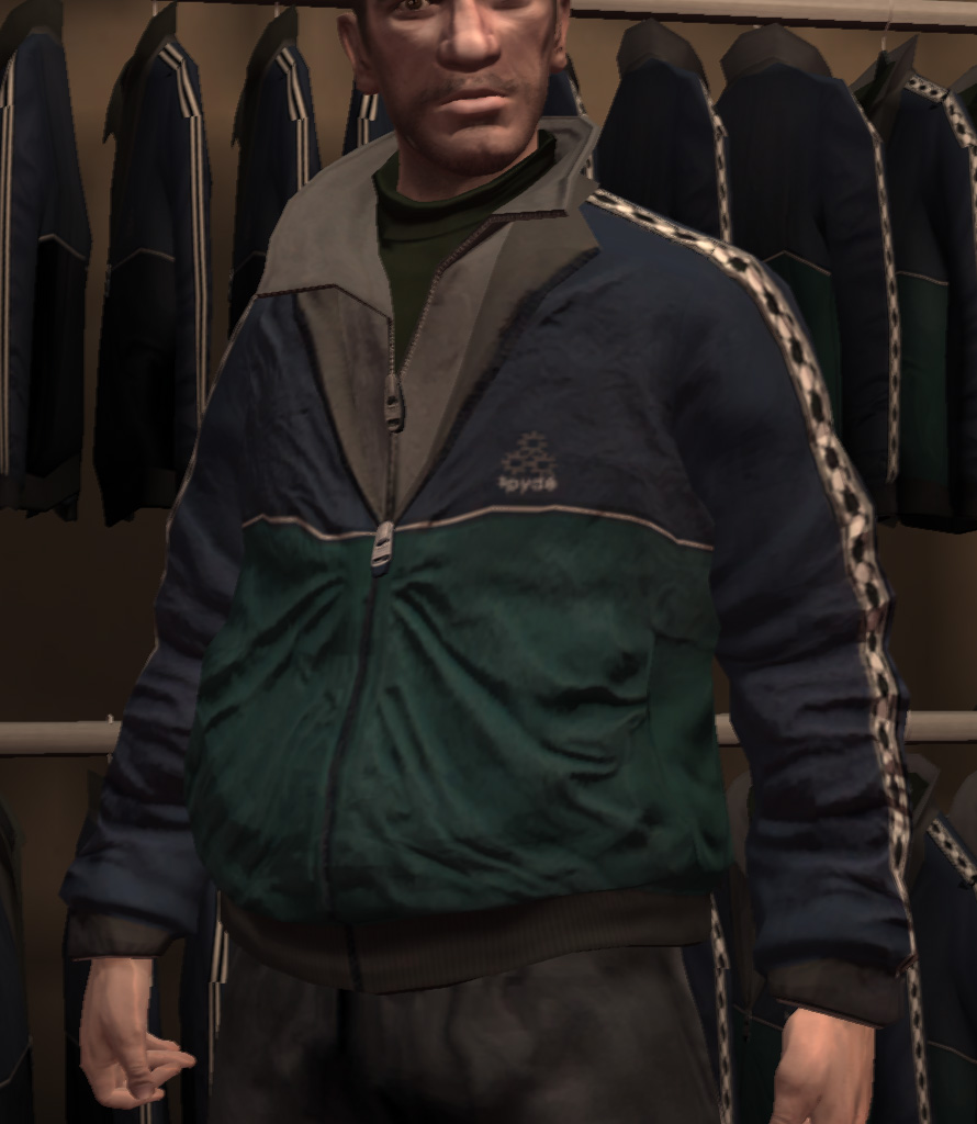 Niko Bellic GTA IV Blue Bomber Jacket