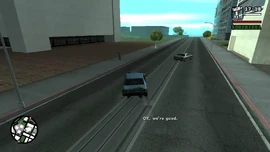 塞萨尔确认他们已经成功甩掉警察