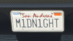 Custom Plate GTAO M1DN1GHT