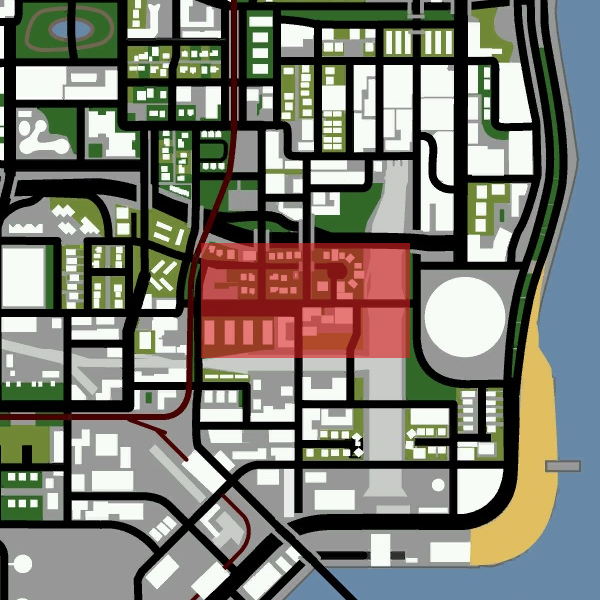 Where is Grove Street on the GTA 5 map?