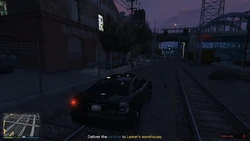 HackandDash-GTAOe-SS20.png (1.73 MB) Deliver the vehicles to Lester's warehouse.