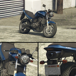 Shitzu PCJ-600 do GTA 5 - imagens, características e descrição de moto