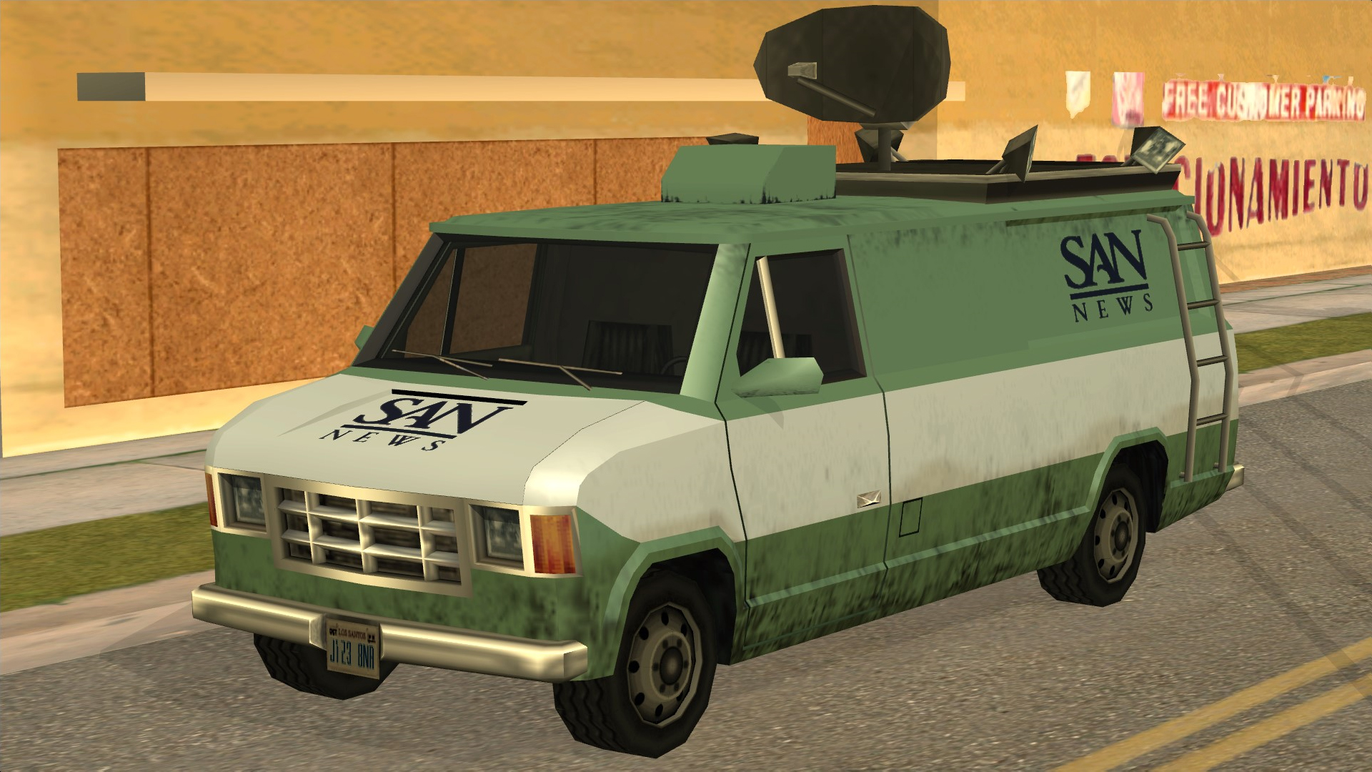 Newsvan GTA sa. GTA San Andreas van.