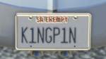 Custom Plate GTAO K1NGP1N