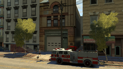 GTA IV - Portuguese Fire Dept responding to a warehouse fire / Bombeiros  Portugueses 