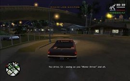 Ryder tells CJ that he should drive, just like he always does now.