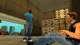 Victor arrives at Phil's Depot and asks for his help.