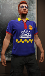 Superstroika Dark Polo Shirt.