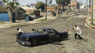 Ballas shootout in Grove Street