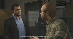 Lester referencing Niko Bellic.