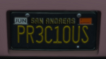 Custom Plate GTAO PR3C10US