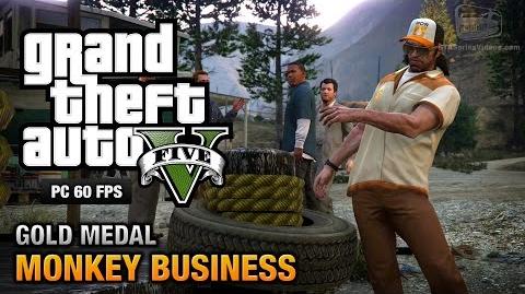GTA 5 PC - Mission 54 - Monkey Business Gold Medal Guide - 1080p 60fps