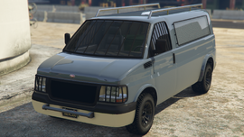 The Seller's van (Rear view (closed)).