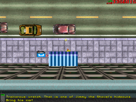 The building is identified as one of Jimmy the Shovel's hideouts, confirming his betrayal. The protagonist is told to get Wun's car outside and plant a car bomb in it.