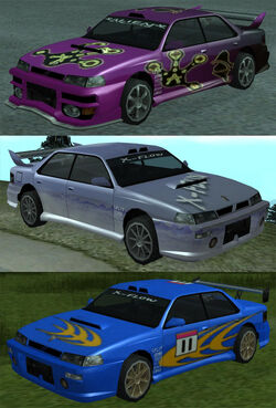 GTA San Andreas Tuned McQueens from Cars Race-o-Rama Mod 