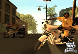 Early version of the LSPD Motor Officers.