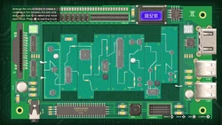 Arrange the circuit blocks to create a continuous line between the start and end points