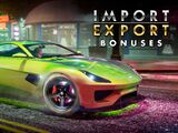 Import/Export Bonuses Week