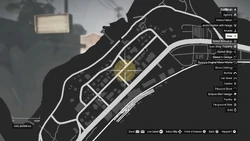 Find the target within the yellow marked area.