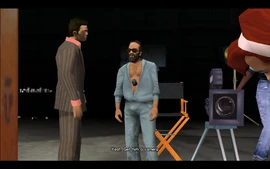 Tommy asks Steve if he has a camera that Tommy could use and Steve asks one of the crew members to give him one.