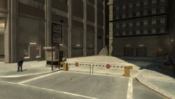 The Union Drive West car park east.