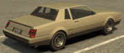 Rear of the Sabre in GTA IV.