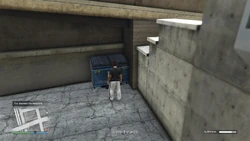 Stashed the weapons and leave the area.