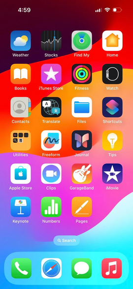 AppleIOS-HomeScreen