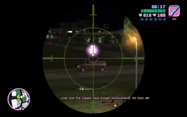 After Tommy picks off all of the original Cuban gang members, a Burrito strolls around, and lets out some more gang members.