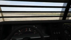 Driver's first-person view
