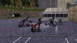 Maria says she stashed the zap in a trash can in Hepburn Heights.